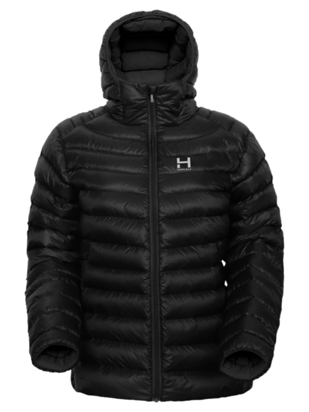 Women's Black Hooded Down Puffer Jacket